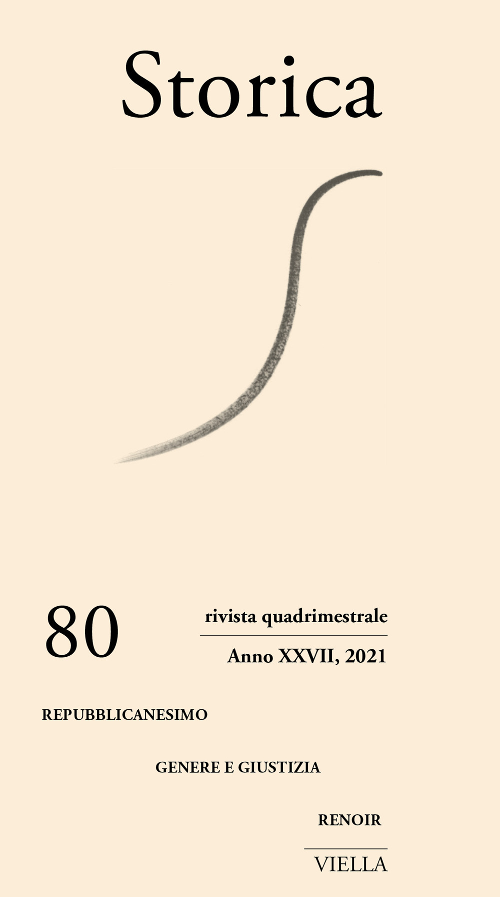 Storica. Vol. 80: Repubblicanesimo. Genere e giustizia. Renoir