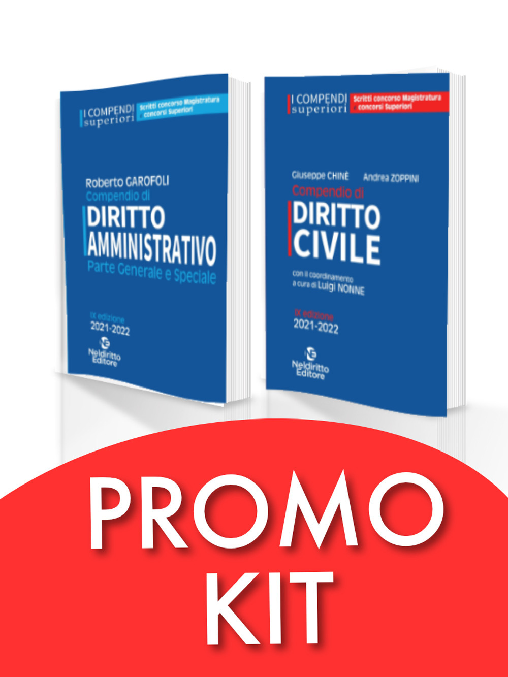 Kit 2 compendi superiori: Compendio superiore di civile+ Compendio superiore di amministrativo