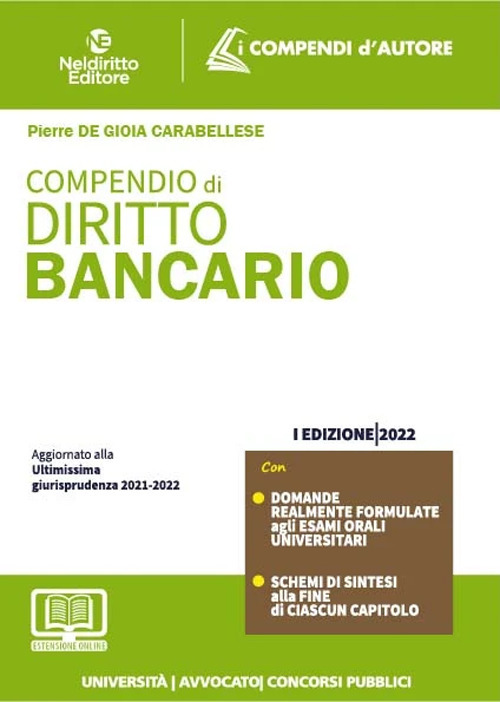Compendio di diritto bancario