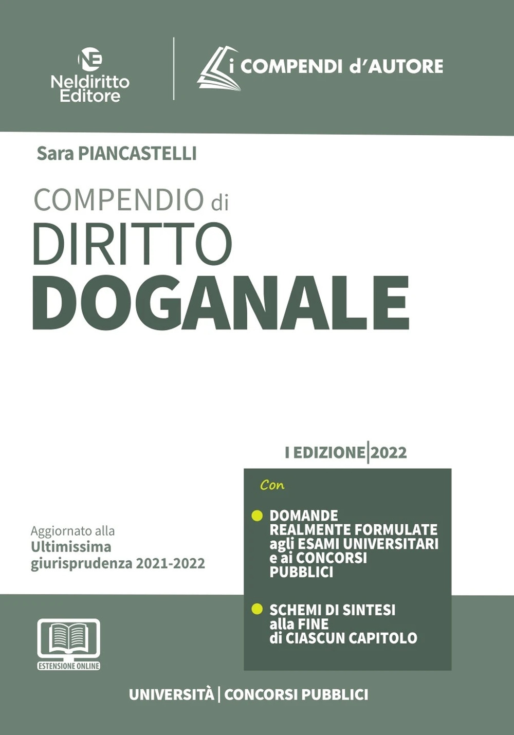 Compendio di diritto doganale 2022
