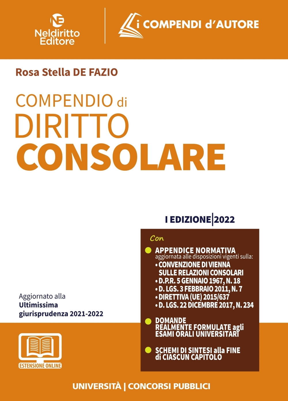 Compendio di diritto consolare 2022