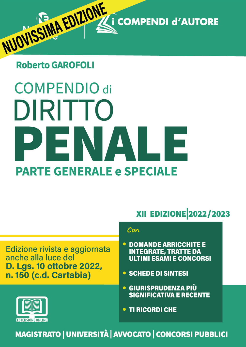 Compendio di diritto penale. Parte generale e speciale