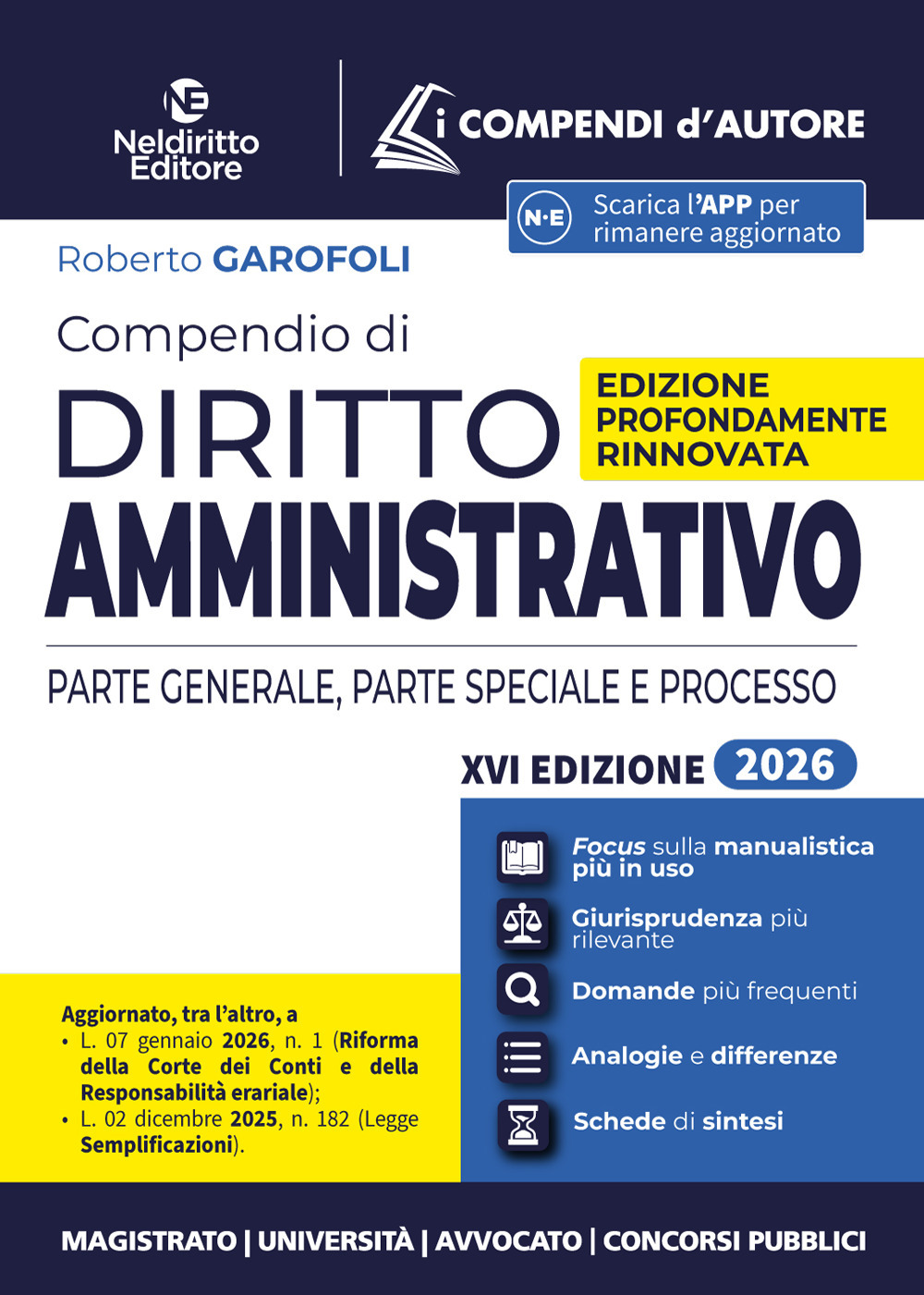 Compendio di diritto amministrativo 2026