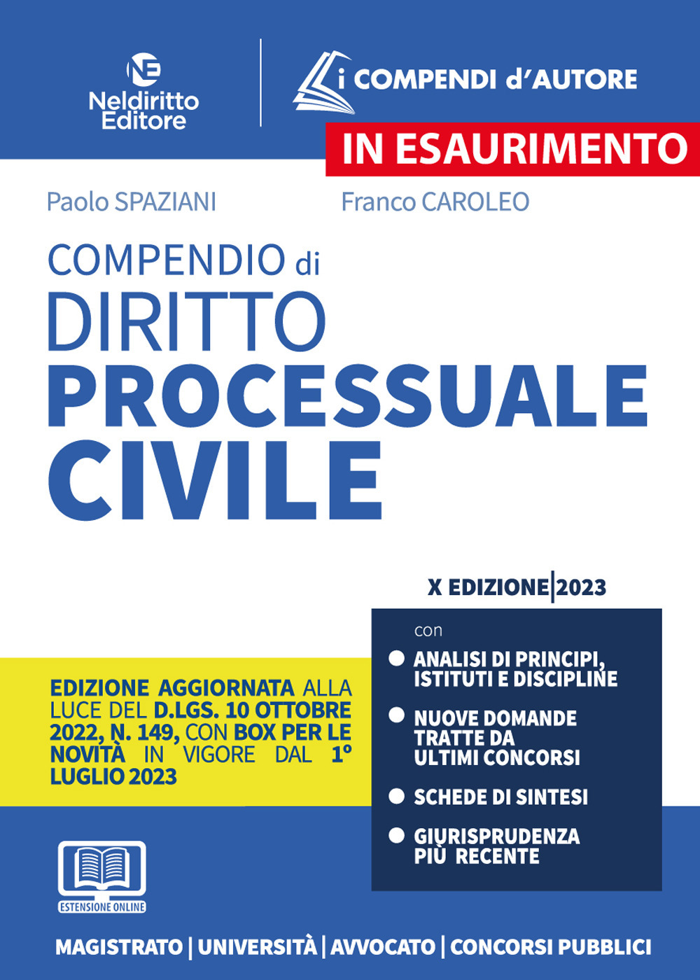 Compendio di diritto processuale civile