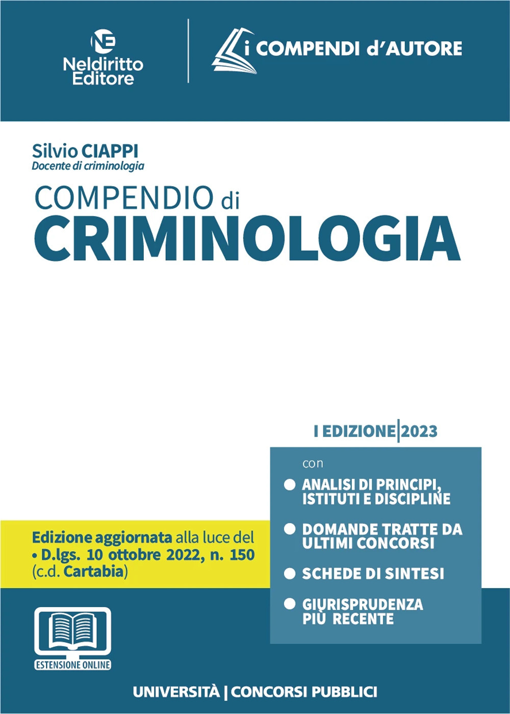 Compendio di criminologia