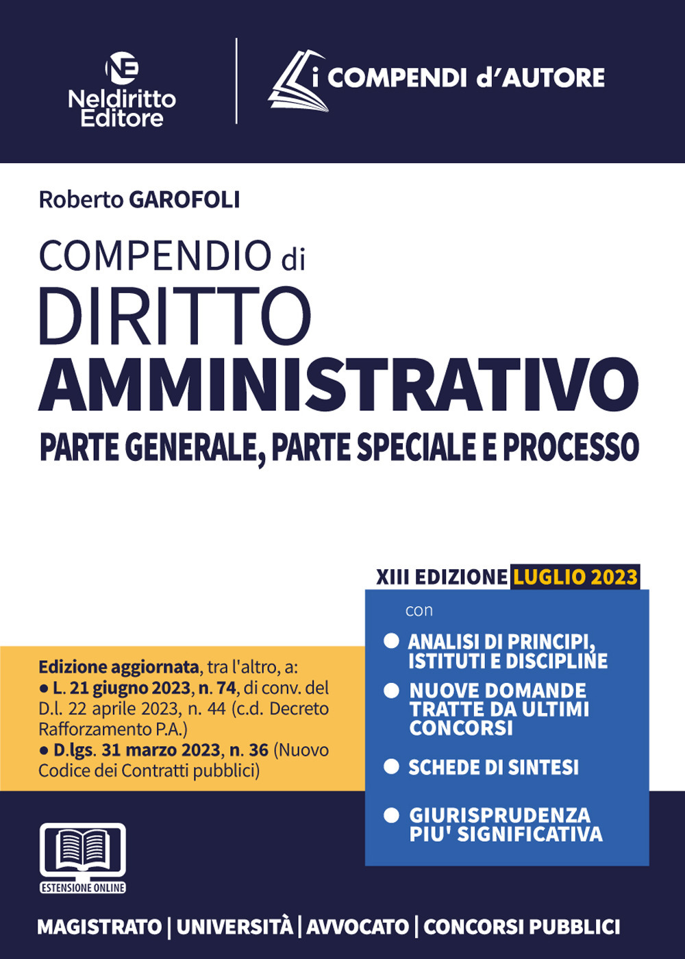 Compendio di diritto amministrativo
