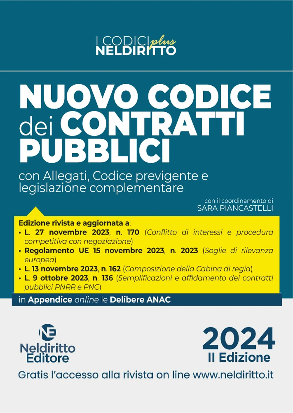 Nuovo codice dei contratti pubblici plus 2024