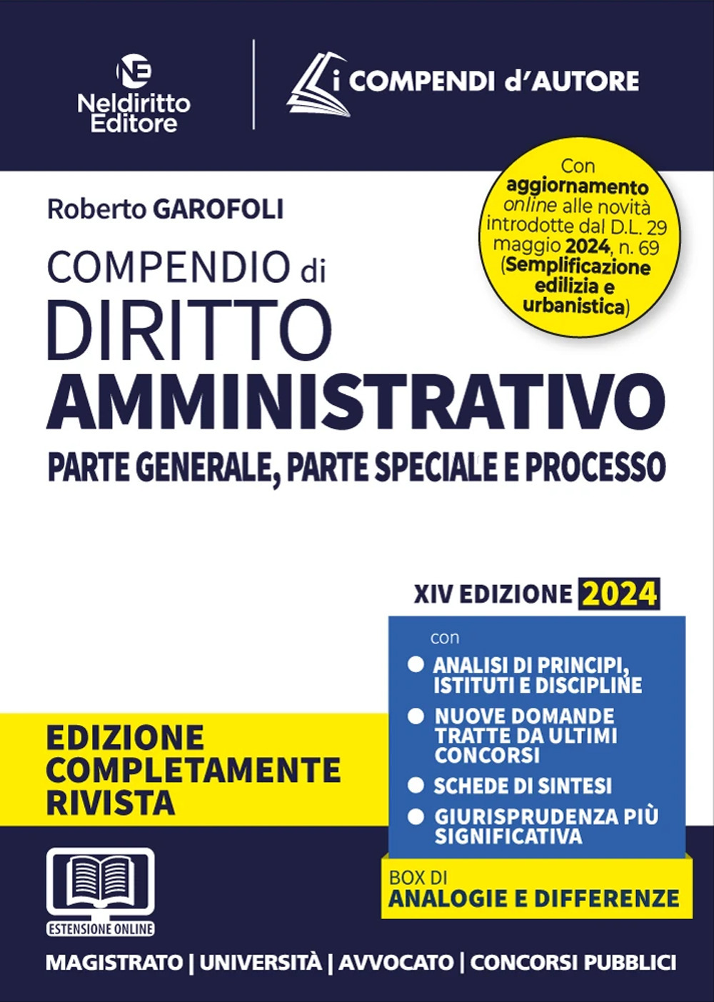 Compendio di diritto amministrativo. Parte generale e speciale