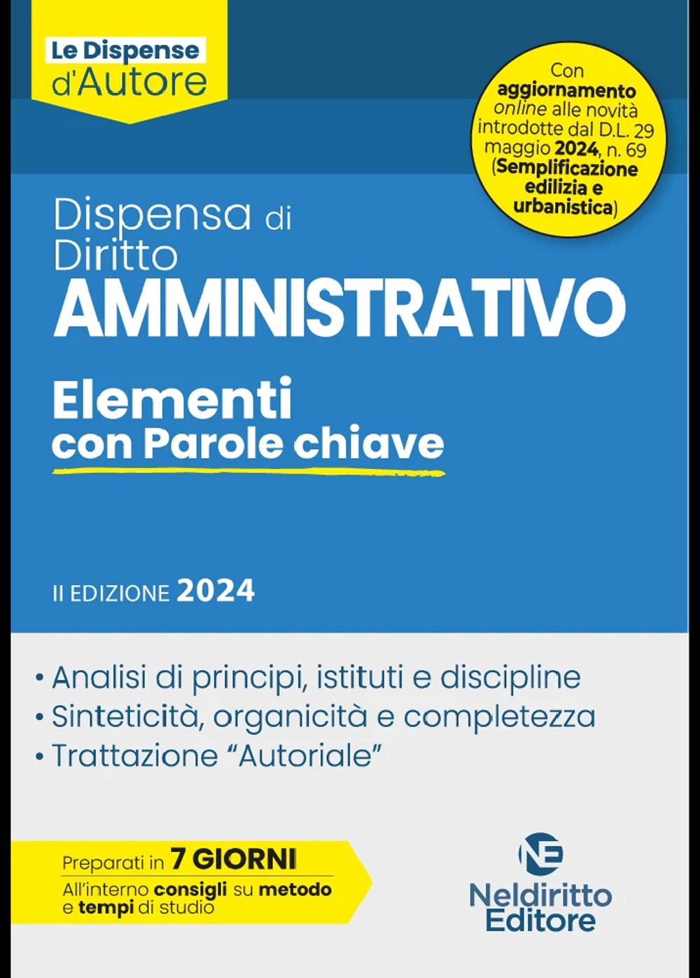 Dispensa di diritto amministrativo. Elementi con parole chiave