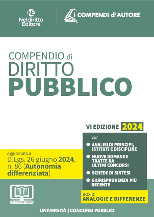 Compendio di diritto pubblico
