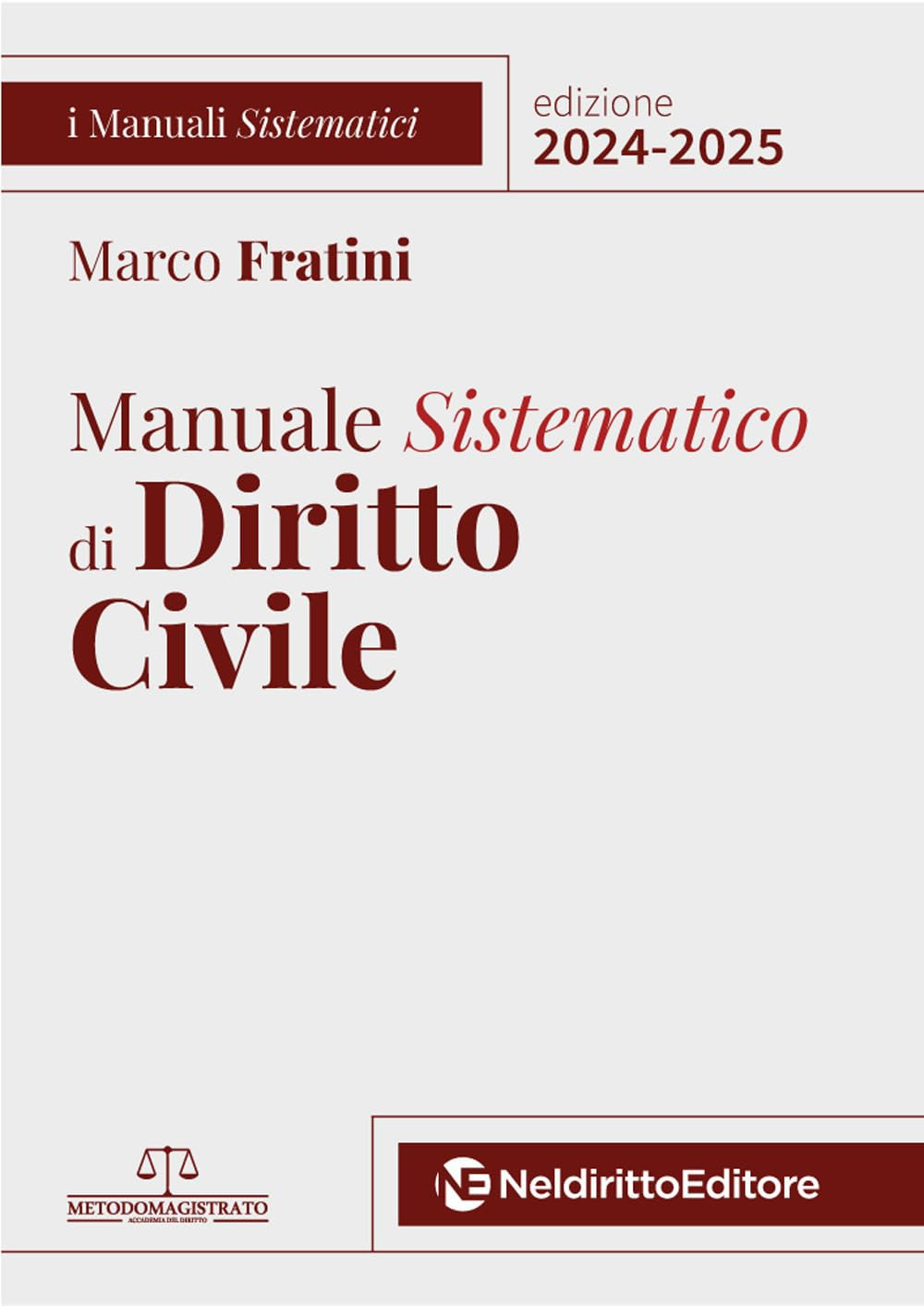 Manuale sistematico di diritto civile 2024-2025