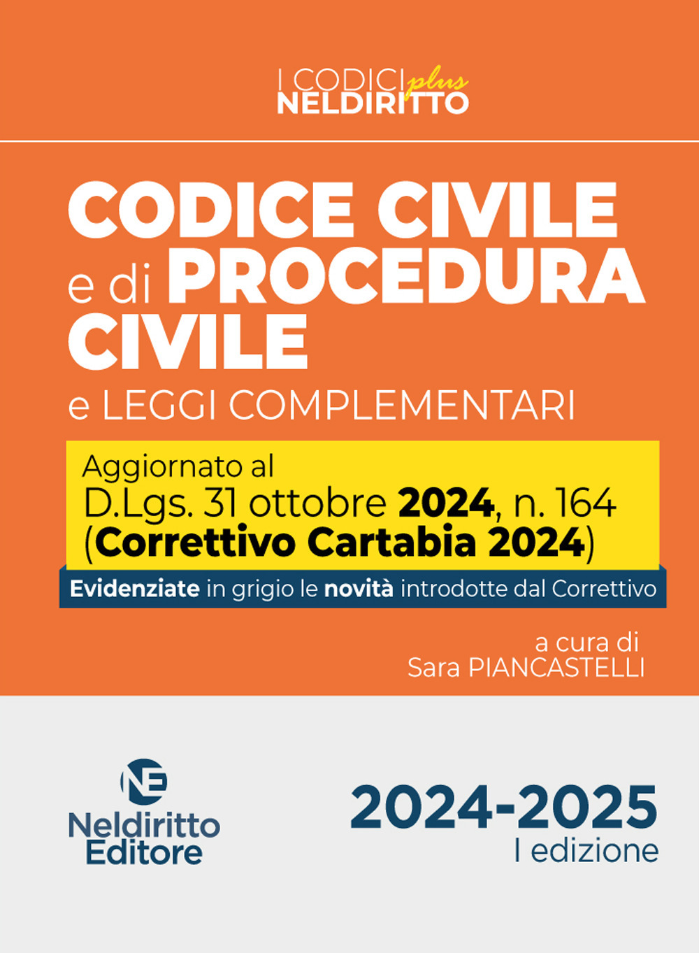 Codice civile e procedura civile plus aggiornato al Decreto Correttivo Cartabia D.Lgs. 31 ottobre 2024, n. 164