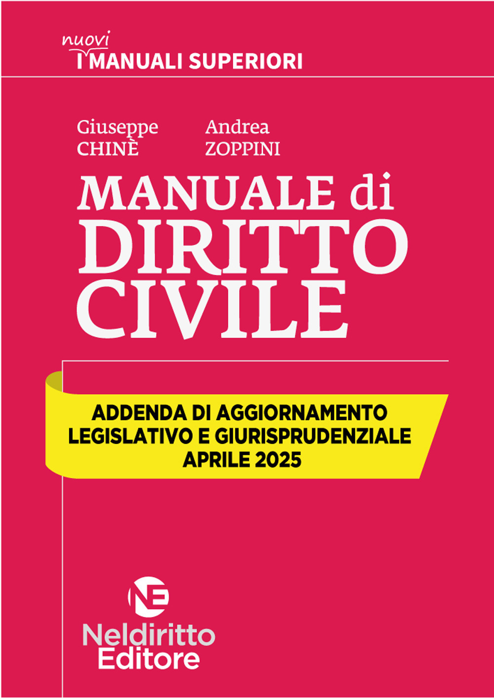Addenda di aggiornamento. Manuale superiore di Civile. Aprile 2025