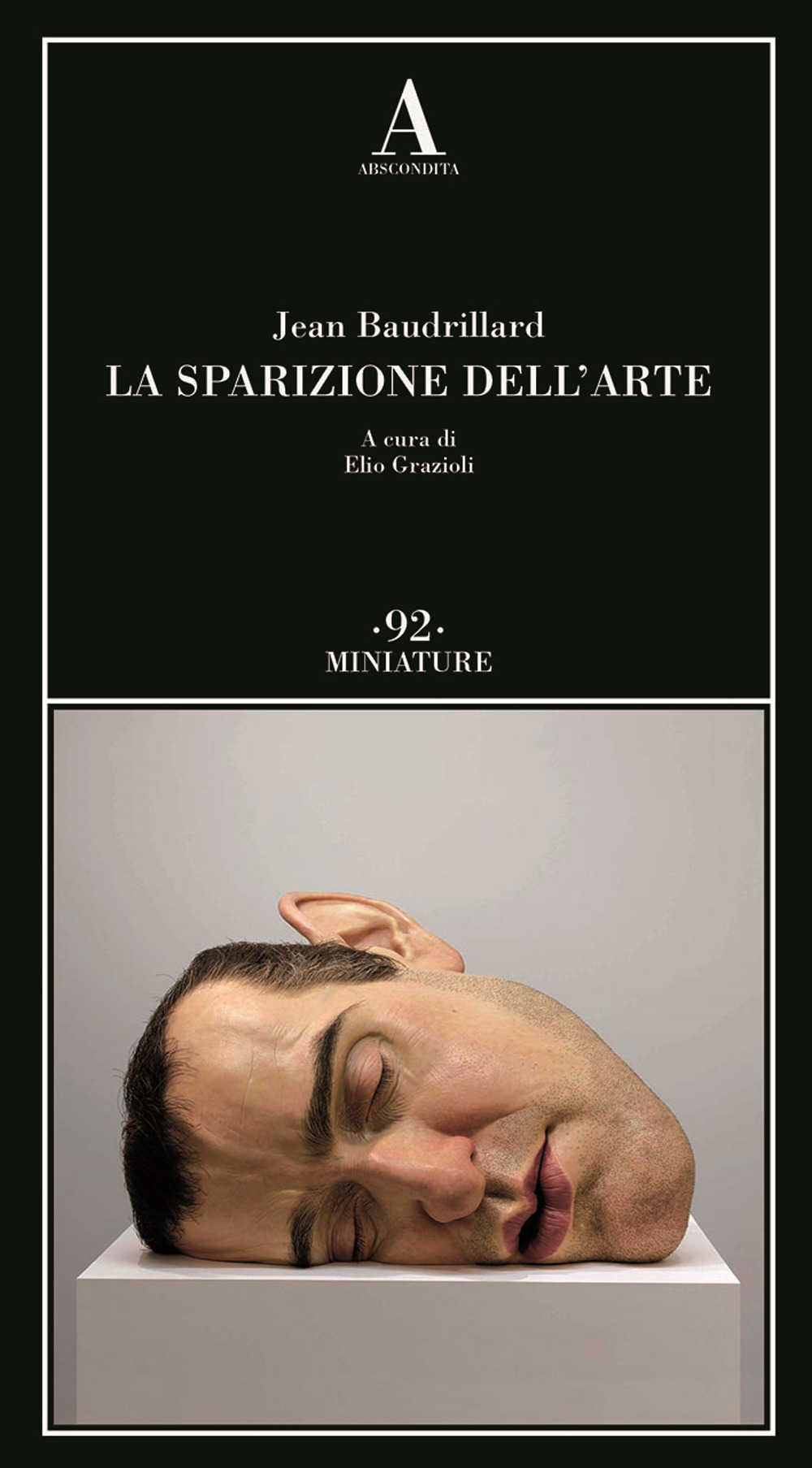 La sparizione dell'arte