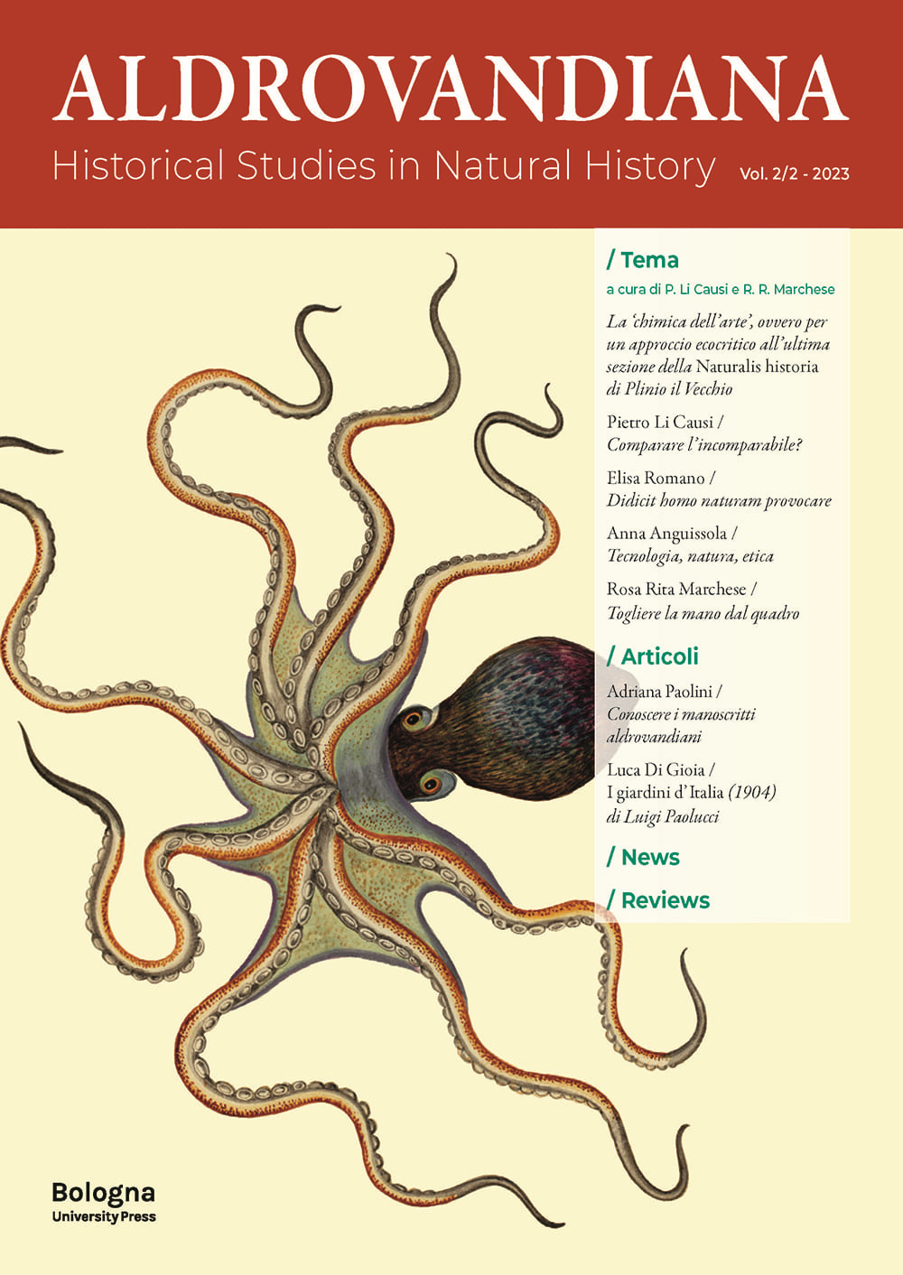 Aldrovandiana. Historical Studies in Natural History. Ediz. italiana e inglese. Vol. 2/2