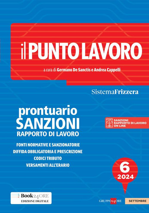 Il punto lavoro. Prontuario sanzioni rapporto di lavoro