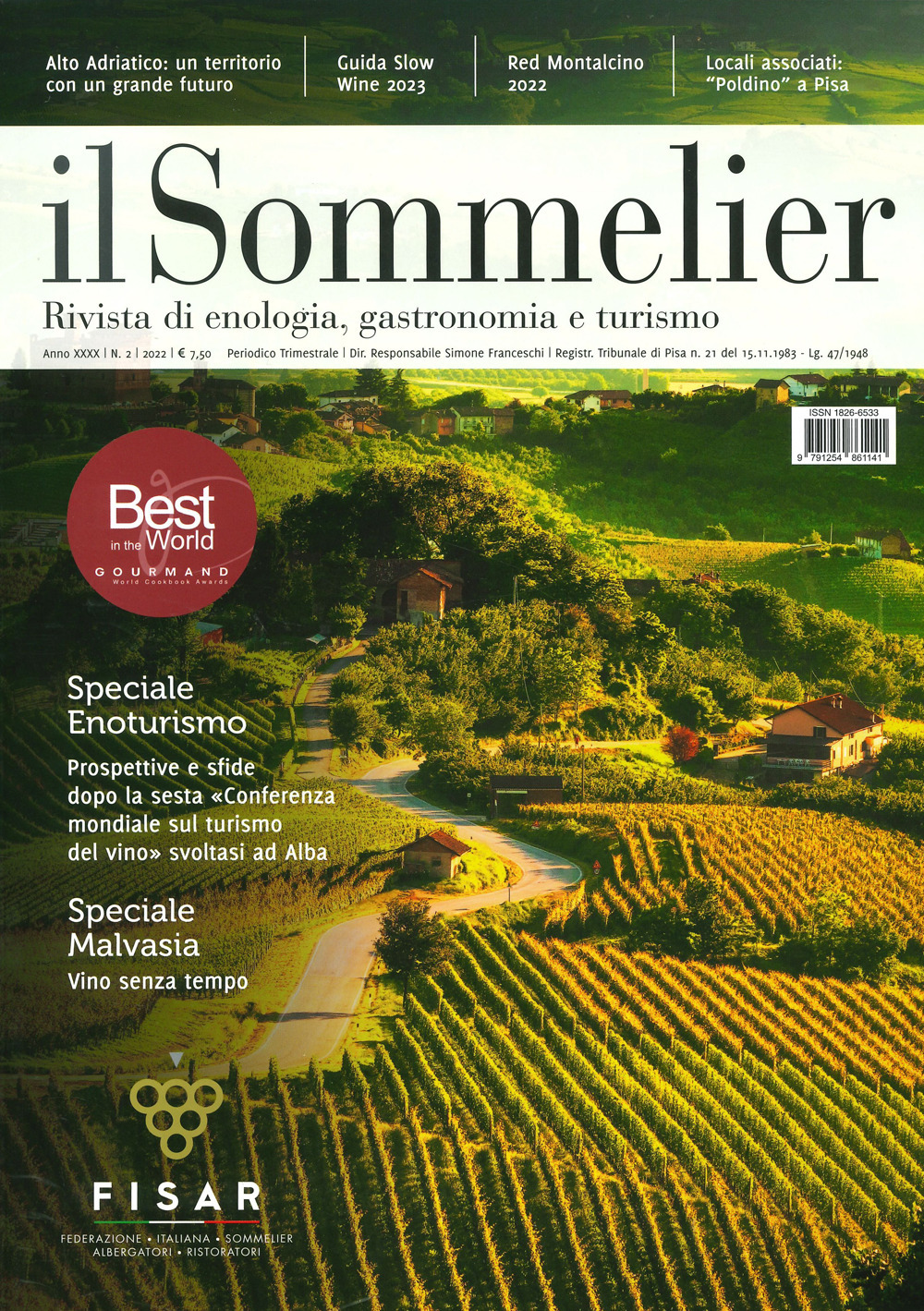 Il sommelier. Rivista di enologia, gastronomia e turismo. Vol. 2