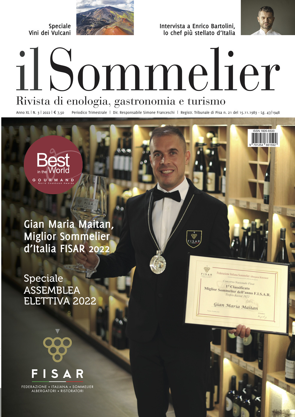 Il sommelier. Rivista di enologia, gastronomia e turismo. Vol. 3