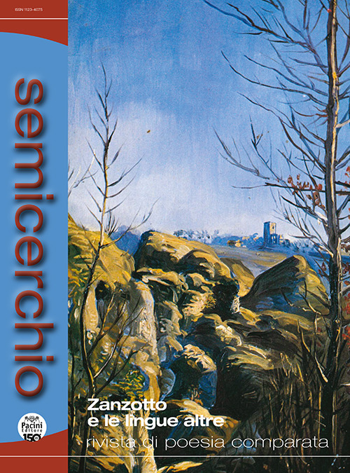 Semicerchio. Rivista di poesia comparata. Vol. 1: Zanzotto e le lingue altre