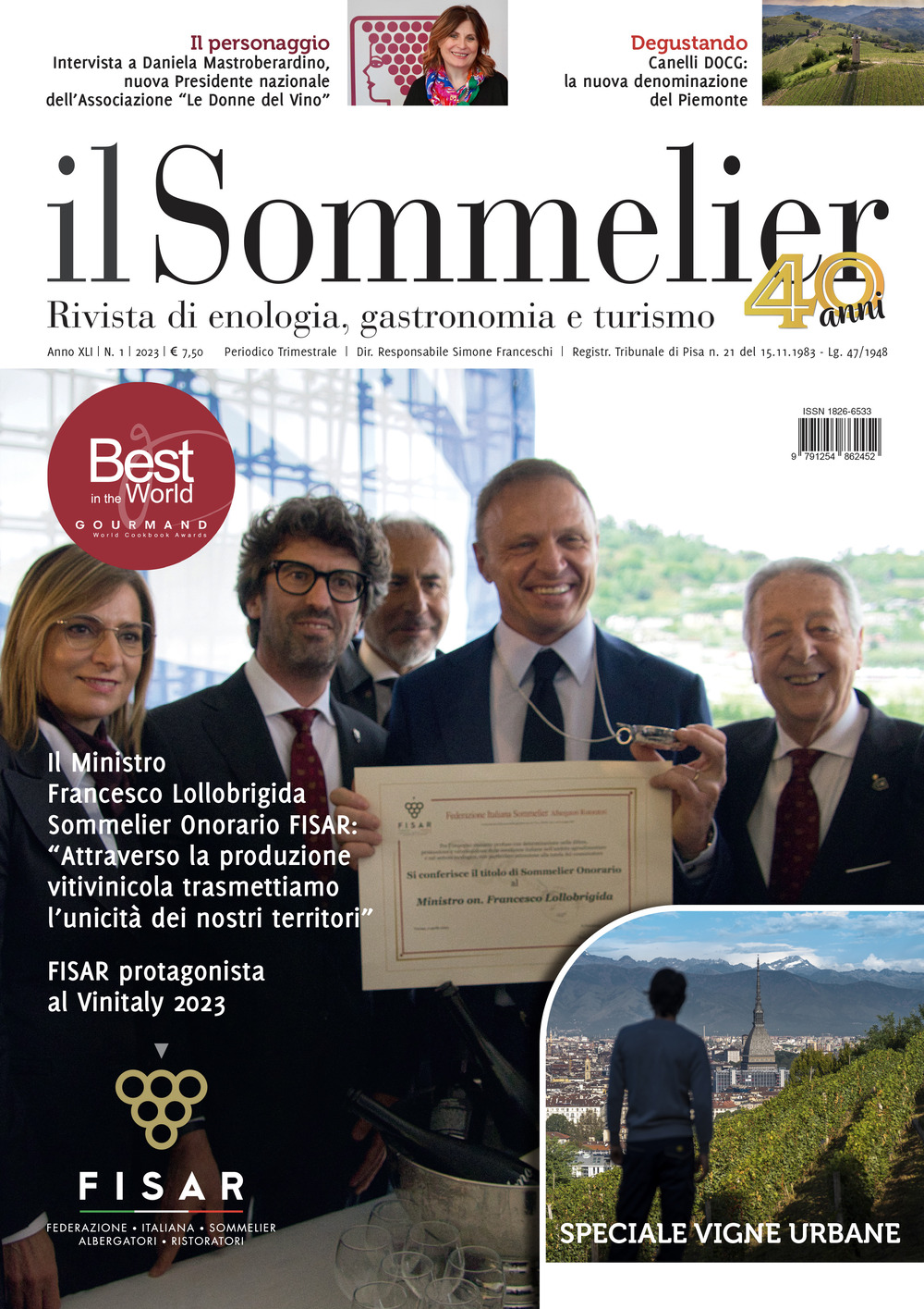 Il sommelier. Rivista di enologia, gastronomia e turismo. Vol. 1