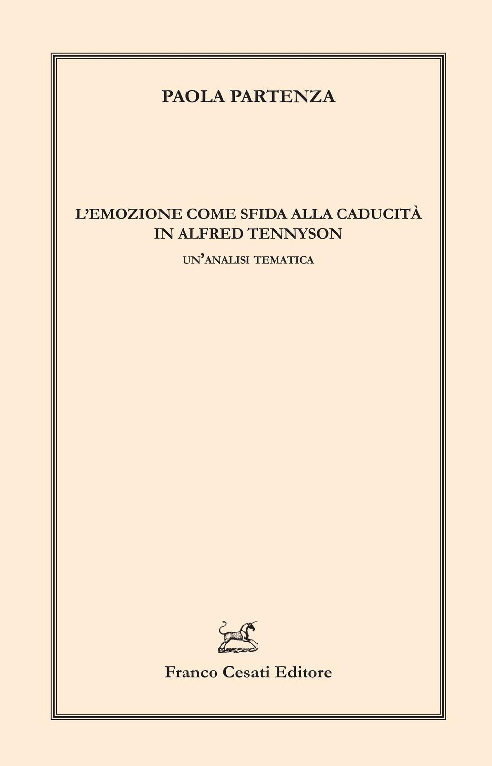 L'emozione come sfida alla caducità in Alfred Tennyson. Un'analisi tematica