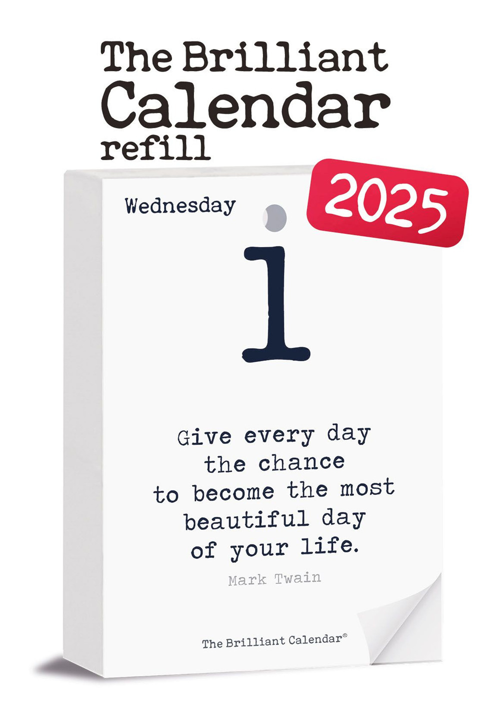 The brilliant calendar 2025 refill