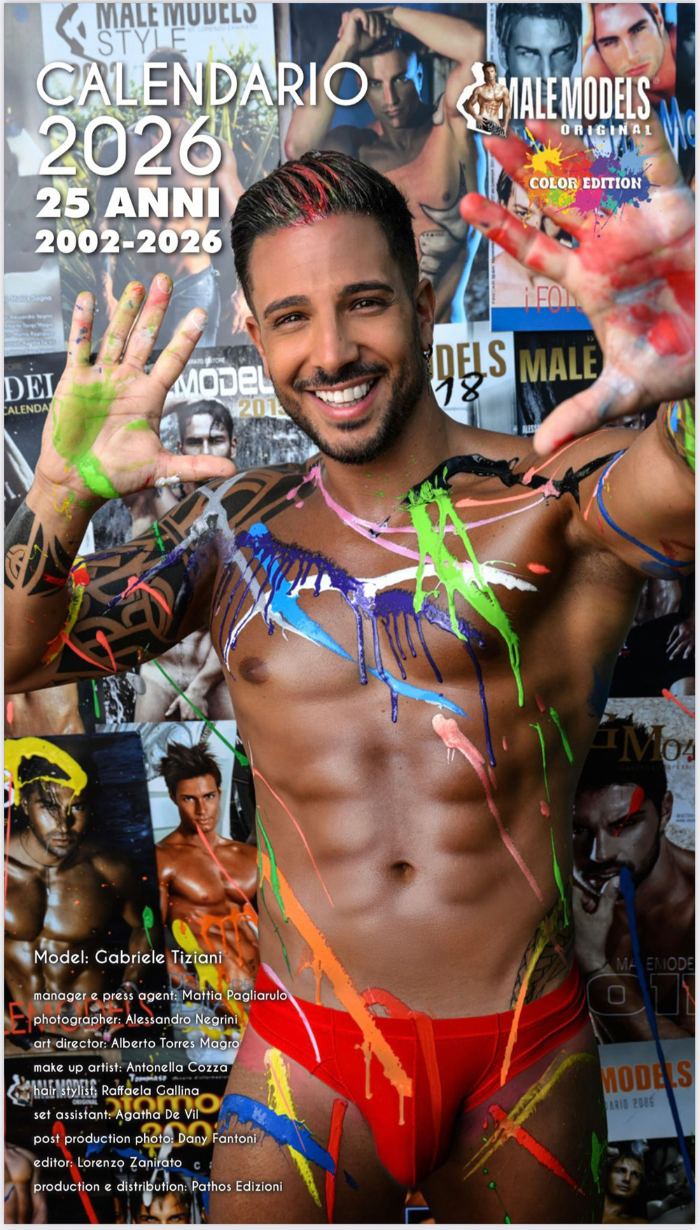 Calendario 2026. Male models