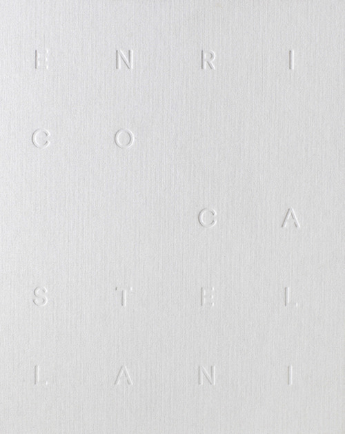 Enrico Castellani. Catalogo. Ediz. italiana e inglese