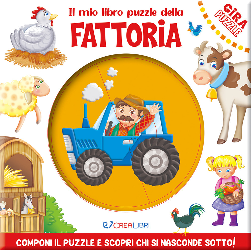 Il mio libro puzzle della fattoria. Gira puzzle