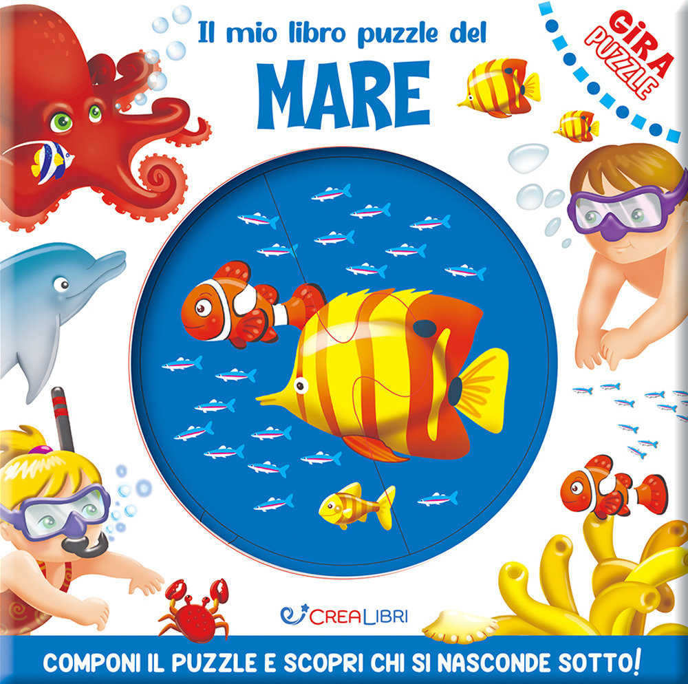 Il mio libro puzzle del mare. Gira puzzle