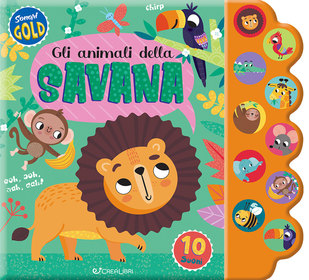 Gli animali della savana. Sonori gold