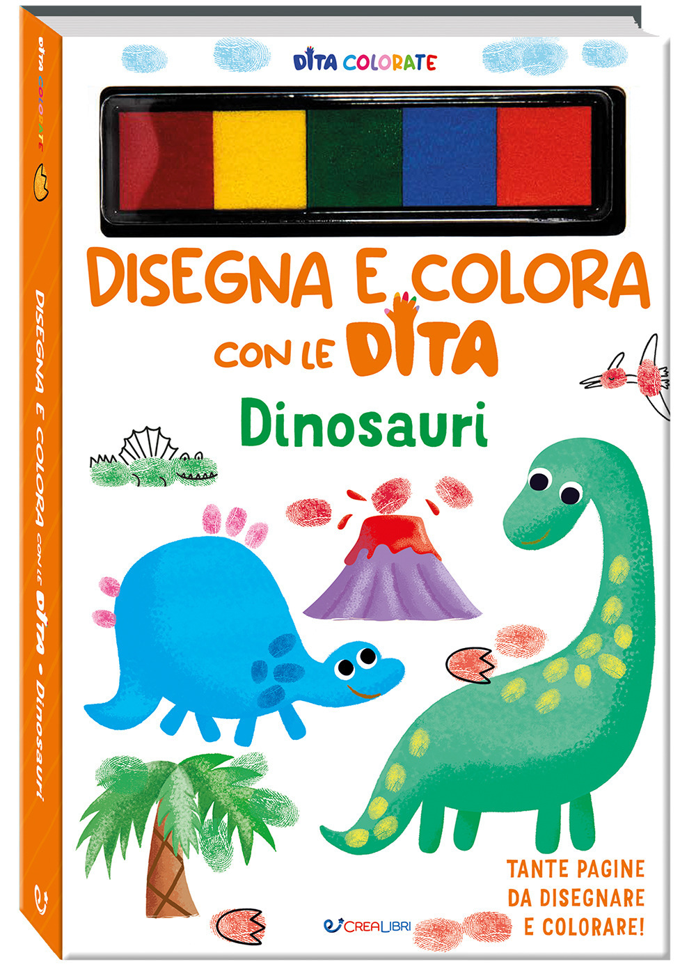 Dinosauri. Disegna e colora con le dita