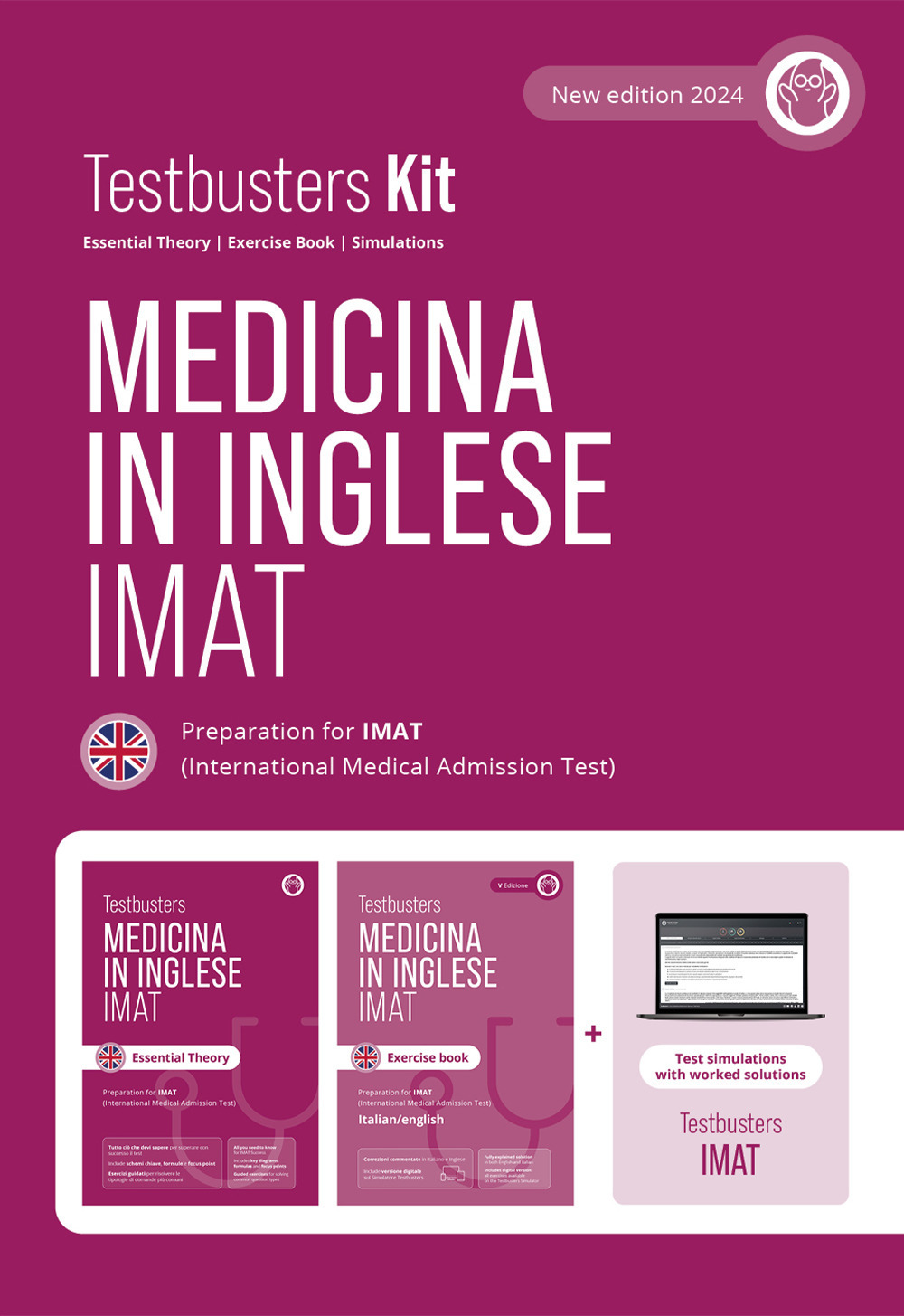 Testbusters Kit Test di Medicina in Inglese IMAT