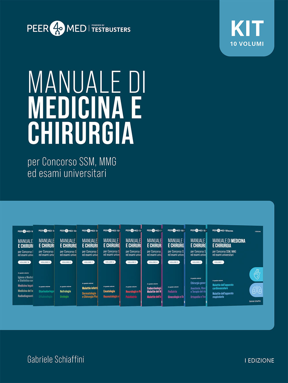 Peer4Med. Manuale di Medicina e Chirurgia SSM. Vol. 1-10