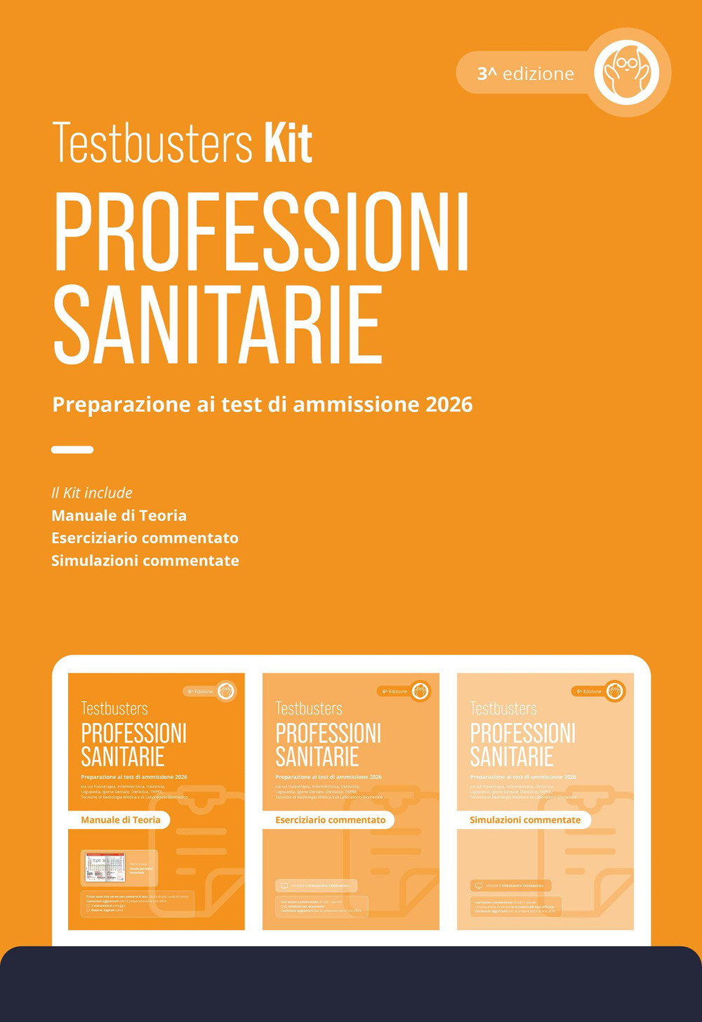 Testbusters. Professioni sanitarie 2026. Kit