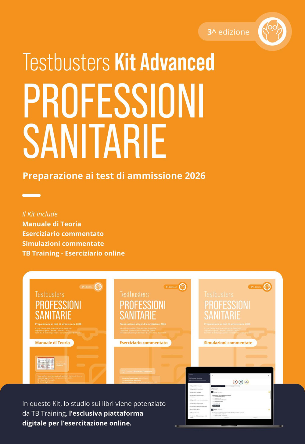 Testbusters Professioni sanitarie 2026. Kit advanced