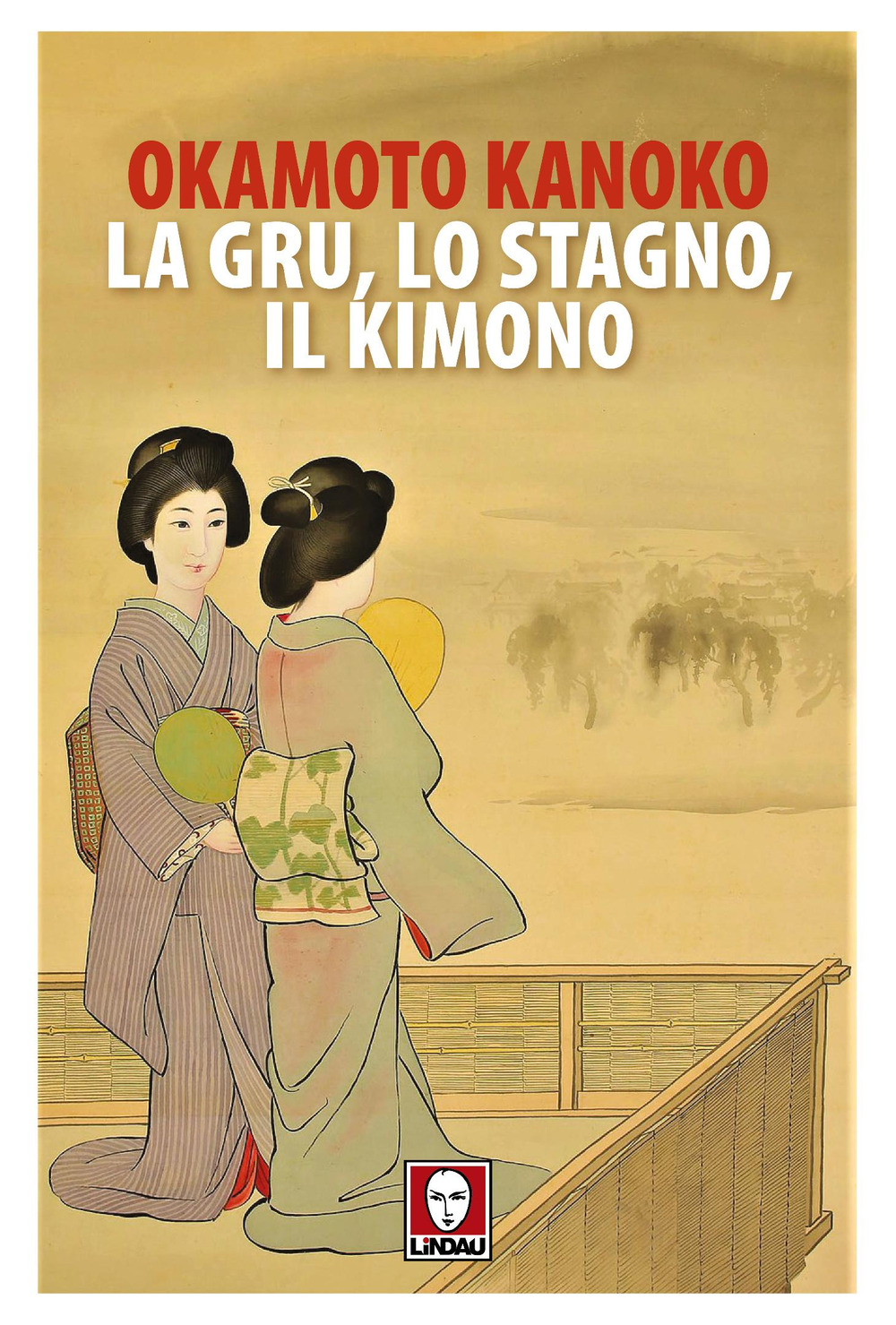 La gru lo stagno il kimono