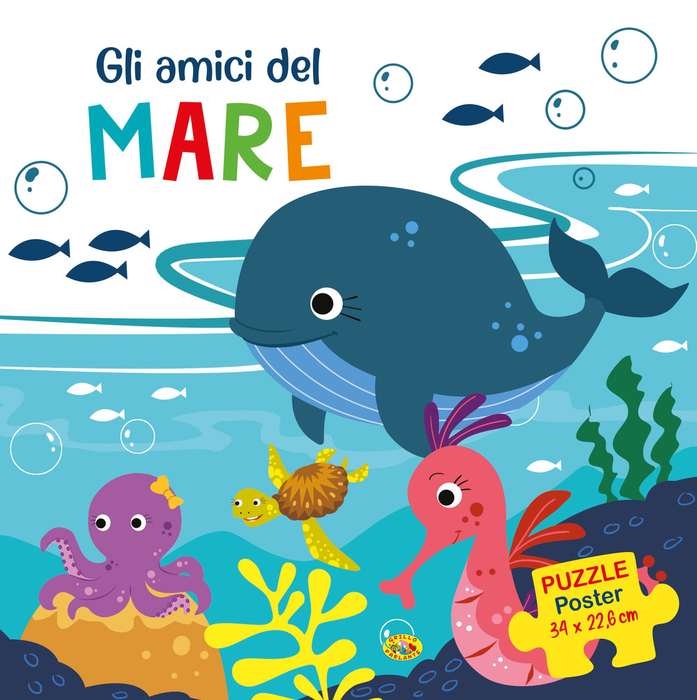 Gli amici del mare. Puzzle poster