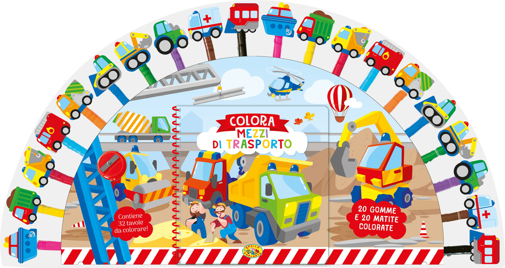 Colora i mezzi di trasporto