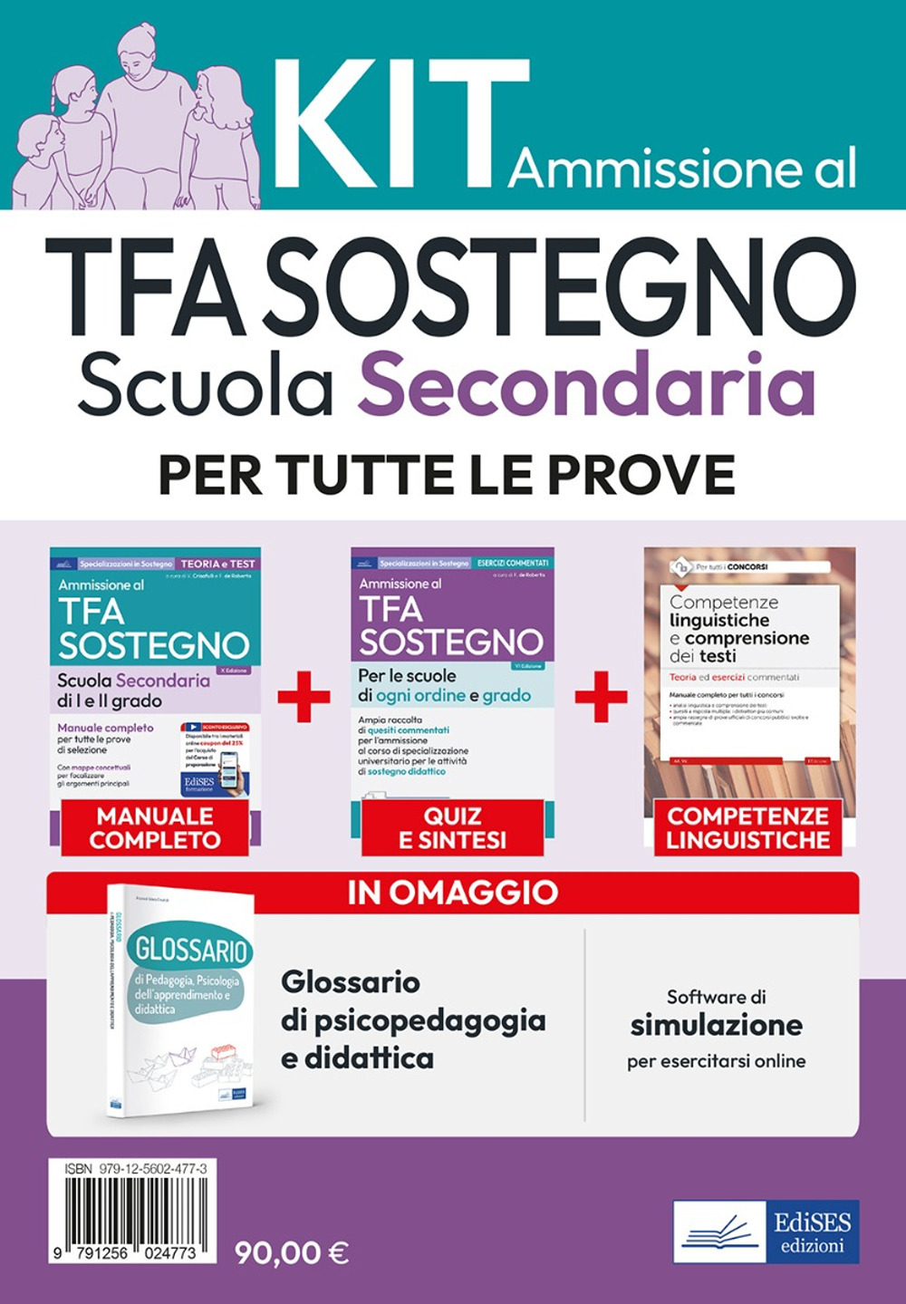 Kit ammissione TFA sostegno scuola secondaria