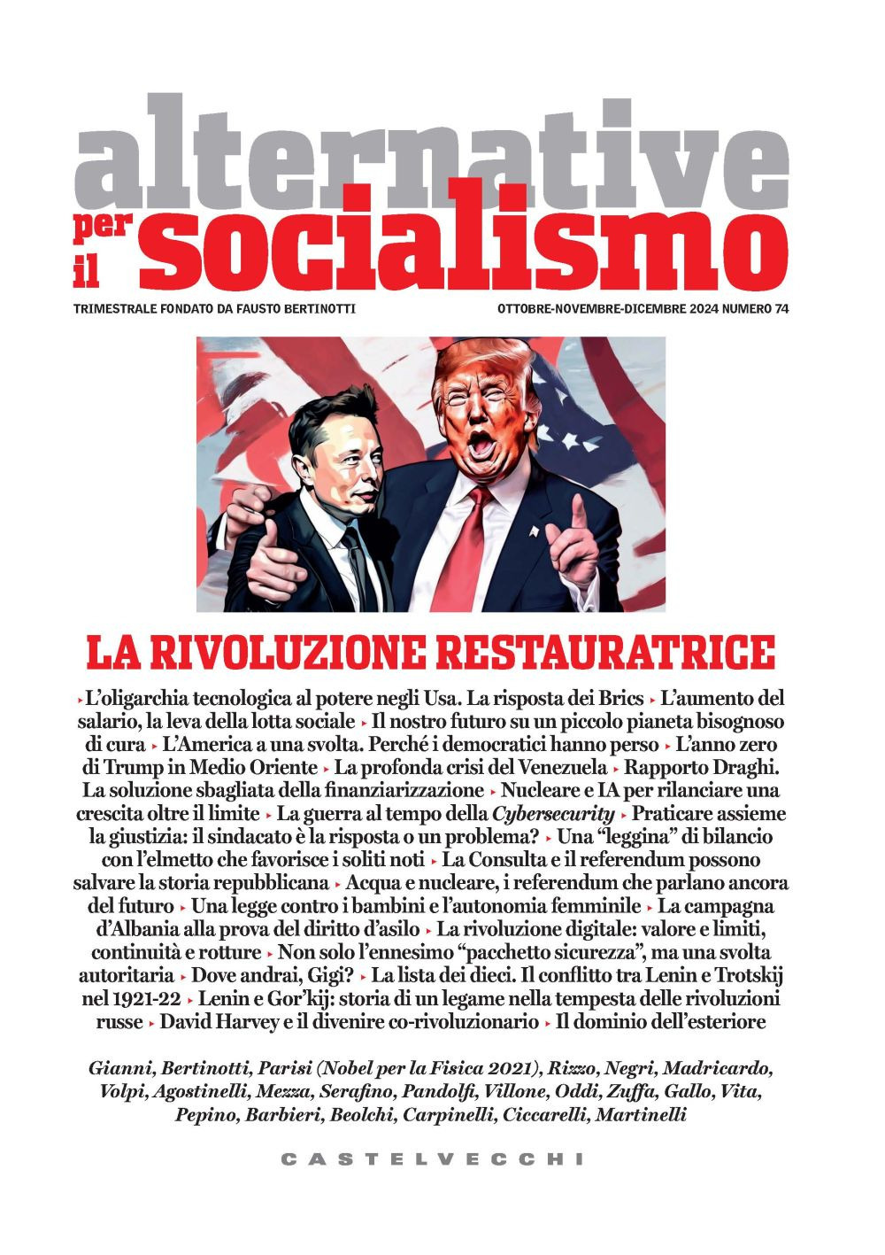 Alternative per il socialismo. Vol. 74: La rivoluzione restauratrice