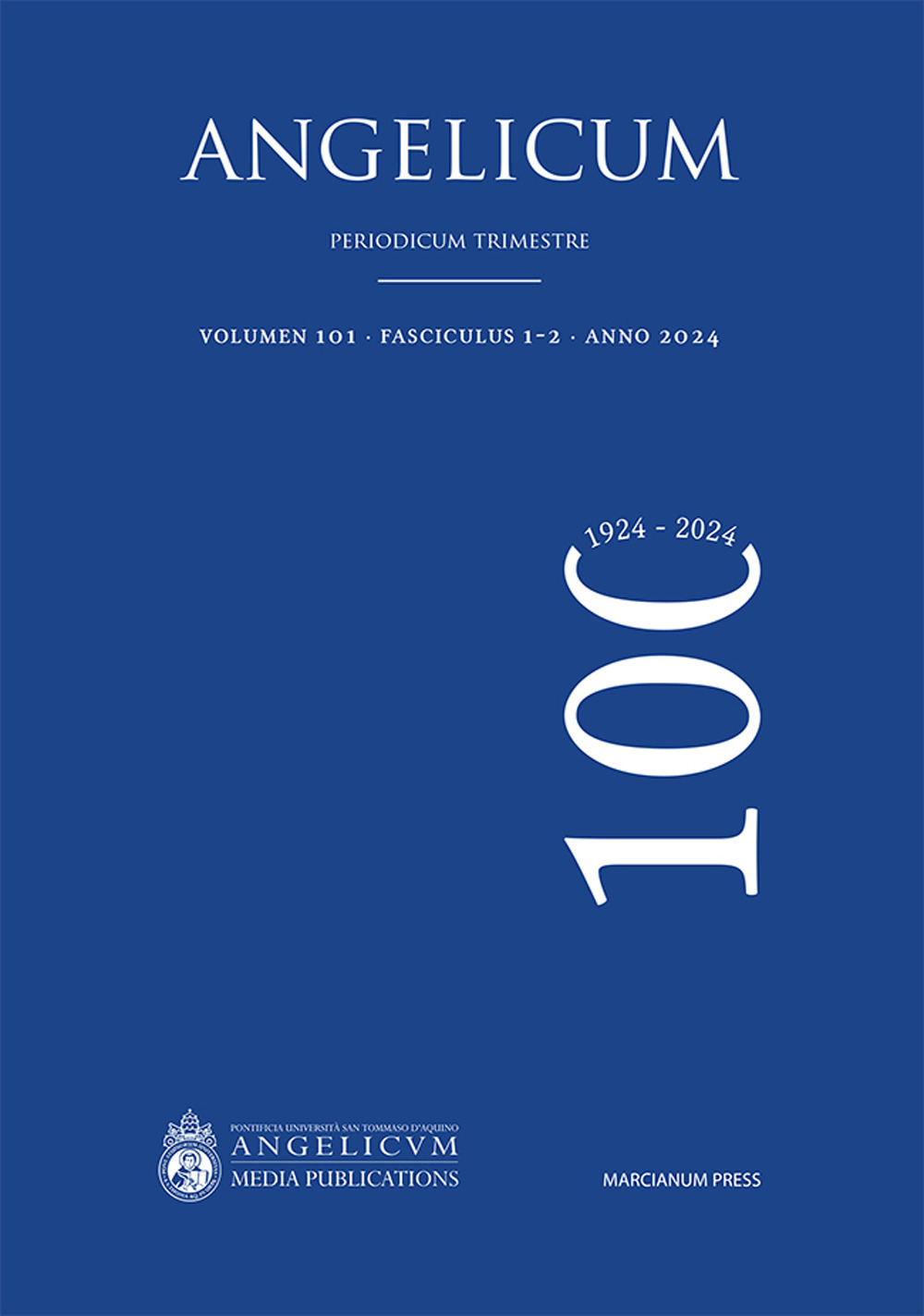 Angelicum. Vol. 101