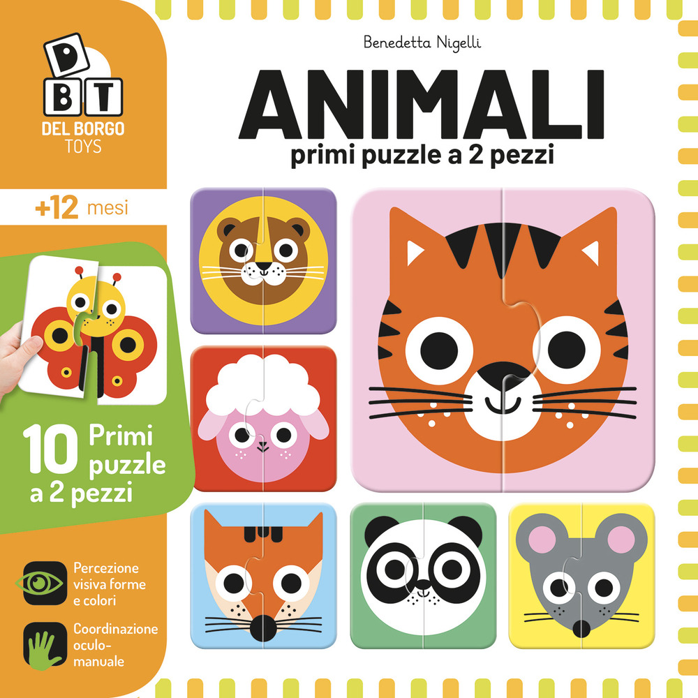 Animali. Primi puzzle a 2 pezzi