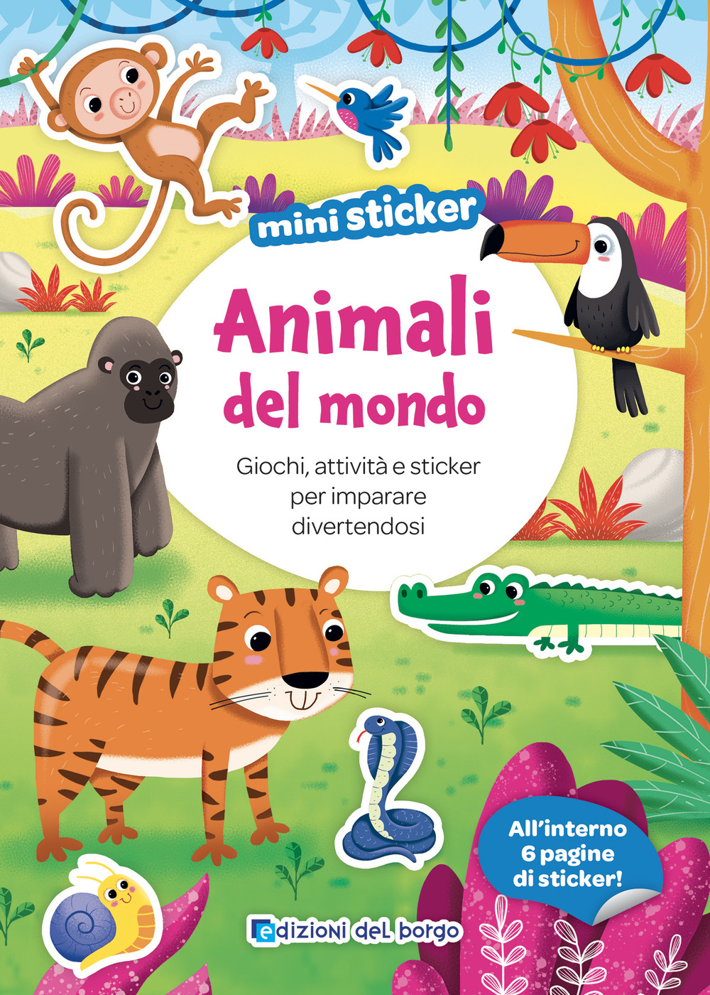 Animali del mondo. Mini sticker