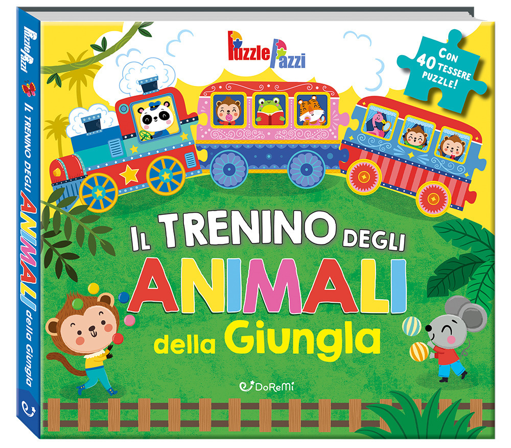 Il trenino degli animali della giungla