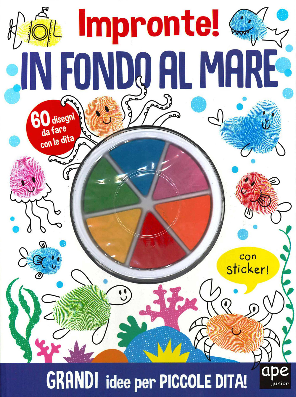 In fondo al mare. Impronte!