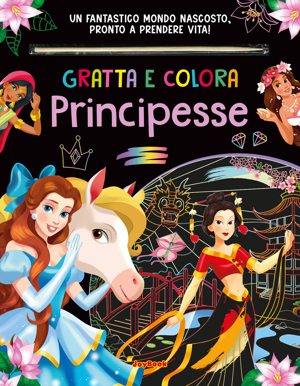 Principesse. Gratta e colora