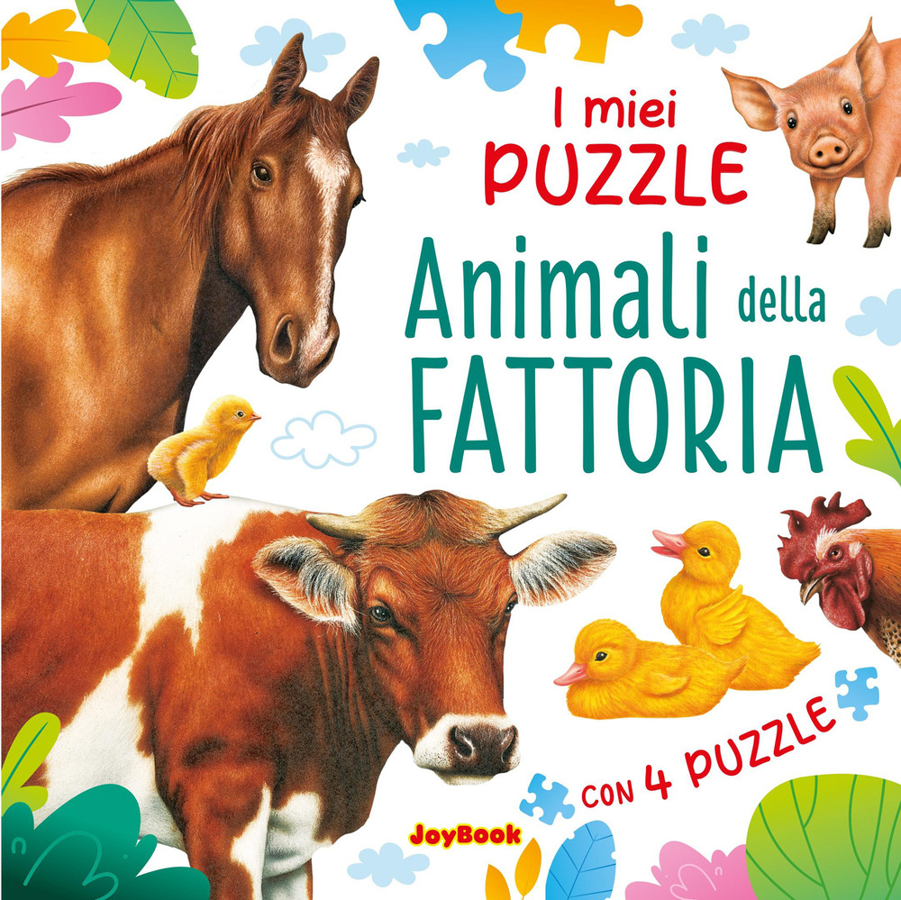 Animali della fattoria. Libro puzzle