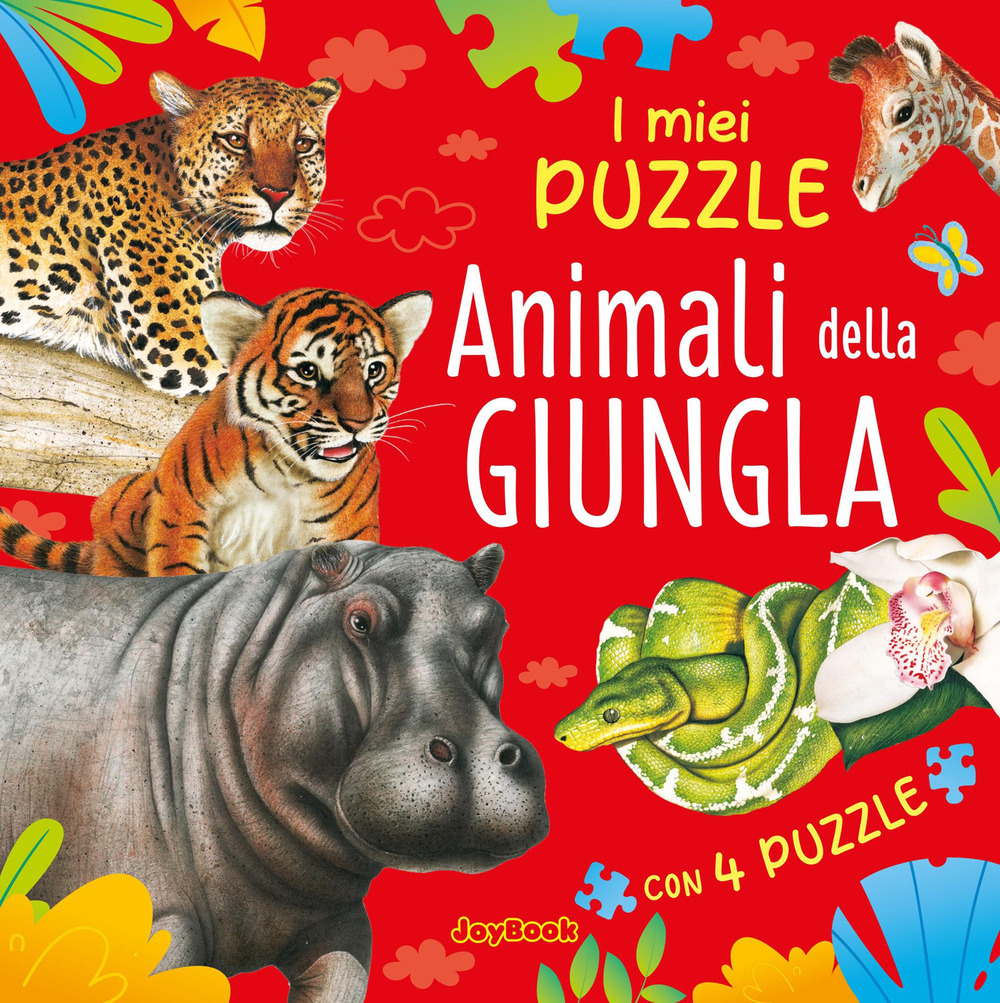 Animali della giungla. Libro puzzle