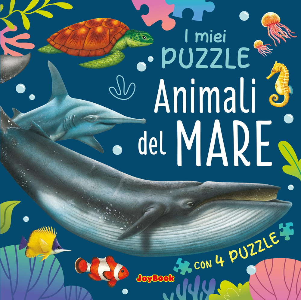 Animali del mare. Libro puzzle